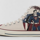 Illustration for article titled Custom superhero Converse help your feet triumph over evil